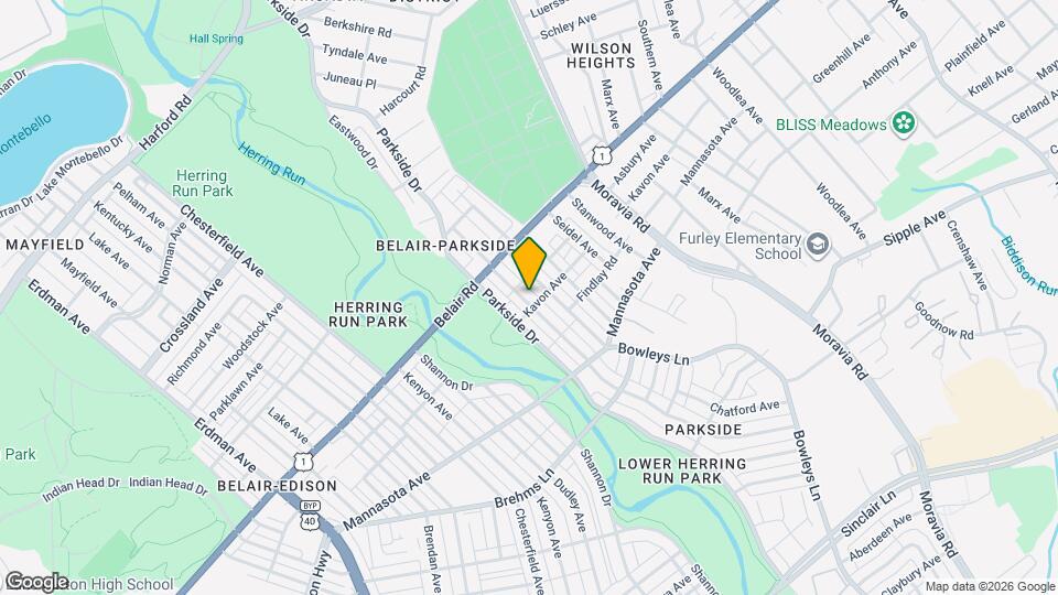 4244 Shamrock Ave Map and Location Details