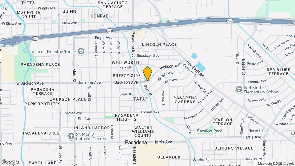 1102 Jackson Ave Map and Location Details