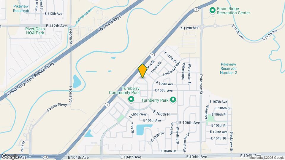 12940 E 108th Way Map and Location Details