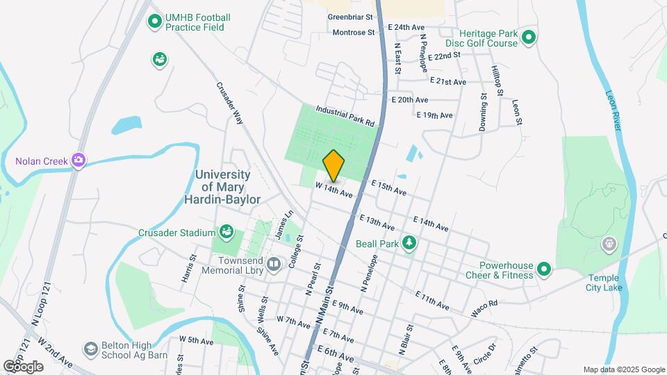 207 W 14th Ave Map and Location Details