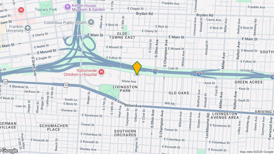 575 Gilbert St Map and Location Details