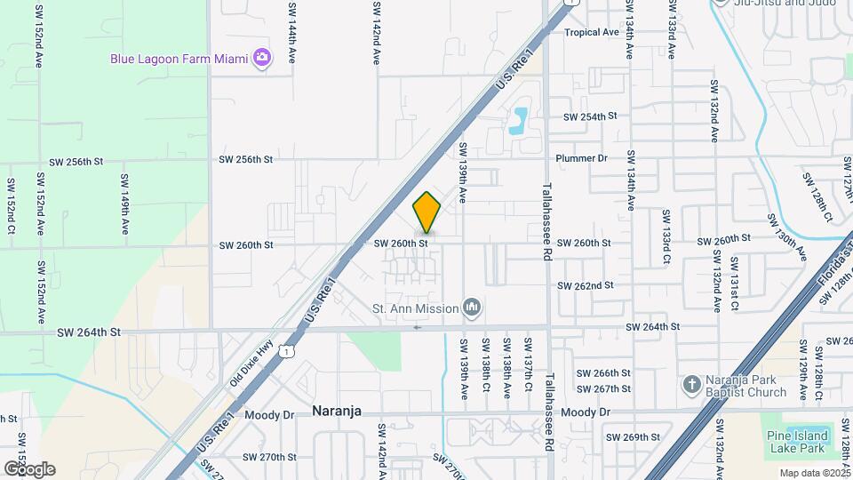 13984 SW 259th Way Map and Location Details
