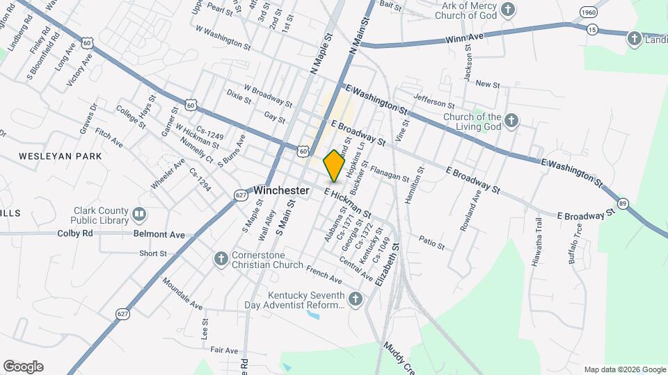 127 S Highland St, Unit 2 Map and Location Details