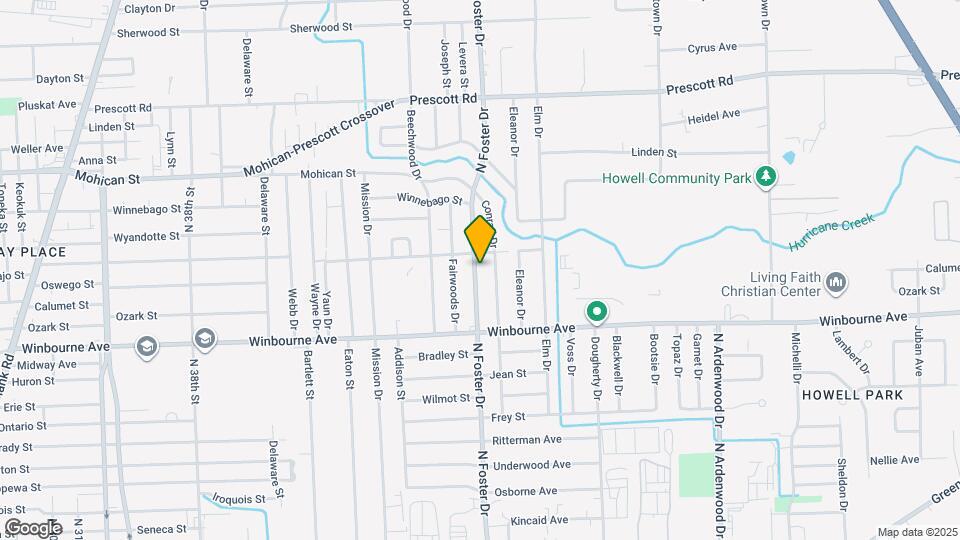 3540 N Foster Dr Map and Location Details