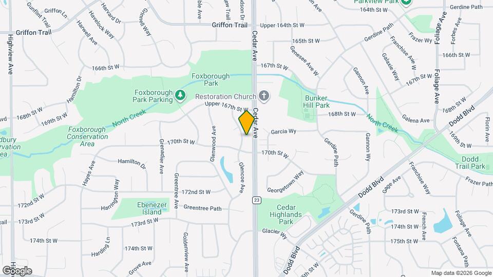 16940 Glencoe Ave Mapa y Detalles de la Ubicación