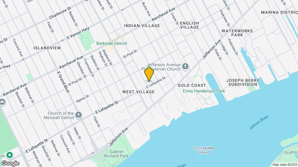 1006 Parker St Map and Location Details