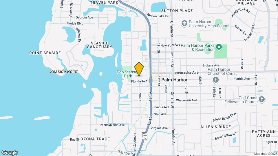 899 Florida Ave, Unit A Map and Location Details