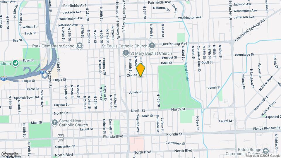 1021 N 37th St Map and Location Details