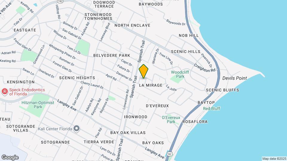 6521 El Presideo Map and Location Details