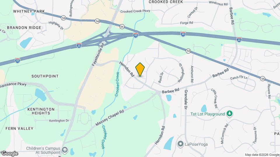 6507 Caverstone Dr Map and Location Details