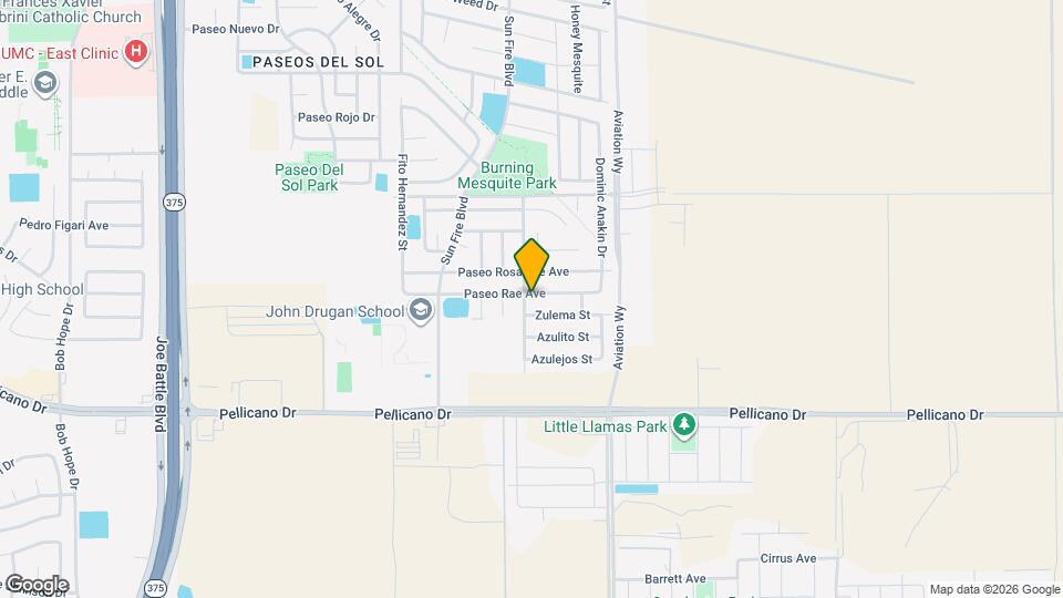 12604 Paseo Rae Ave Map and Location Details