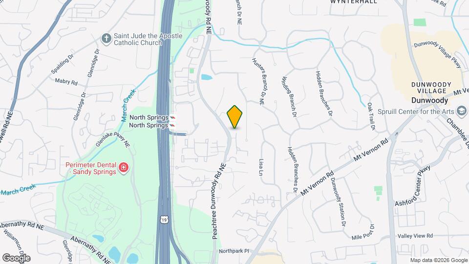 6873 Peachtree Dunwoody Rd NE Map and Location Details