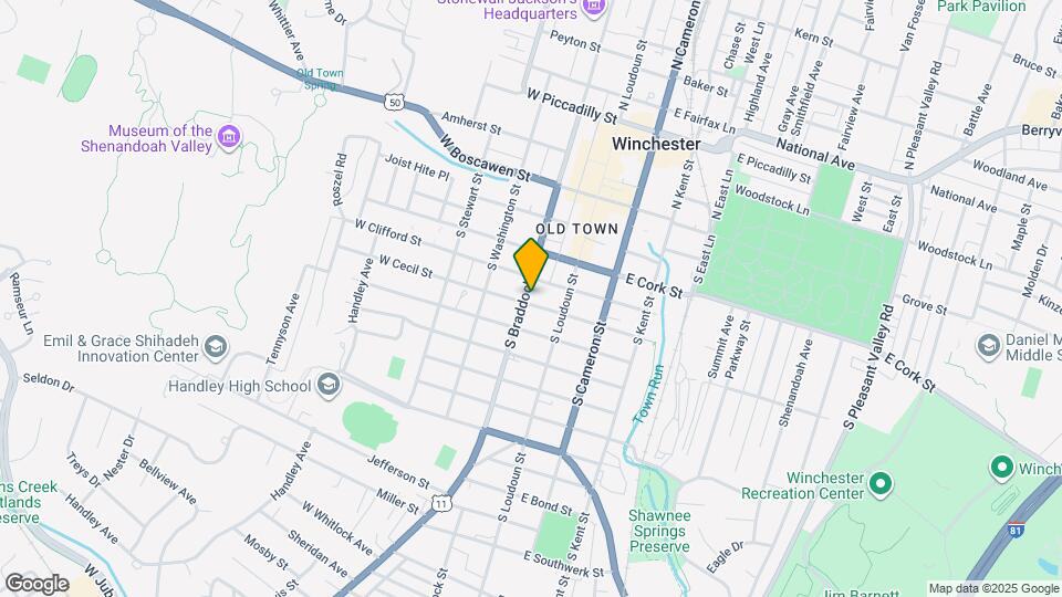 318 S Braddock St Map and Location Details