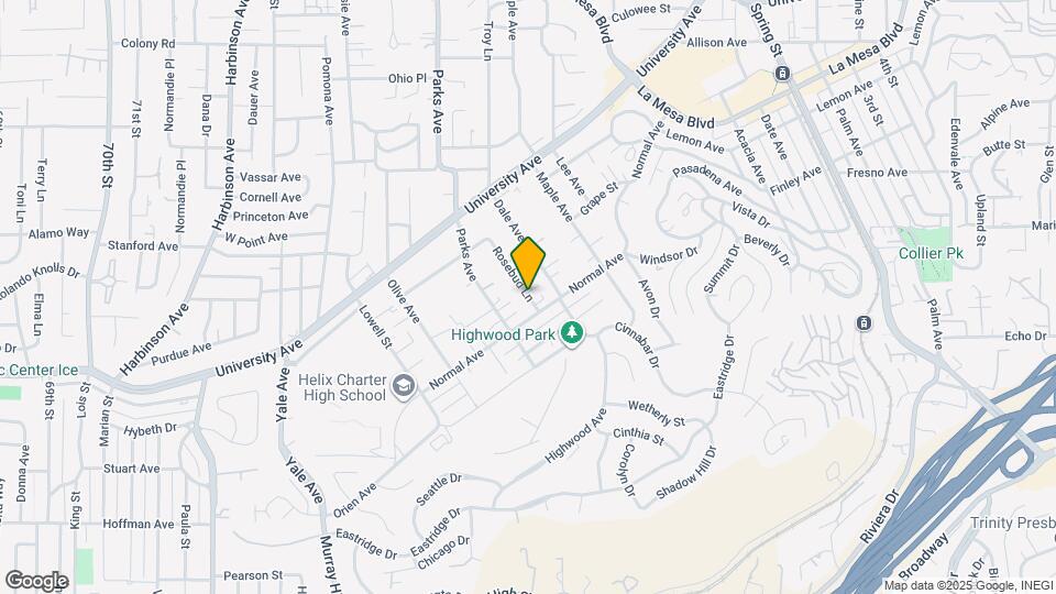 4366 Rosebud Ln Map and Location Details