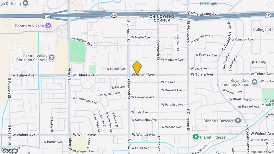 4335 W Tulare Ave Map and Location Details