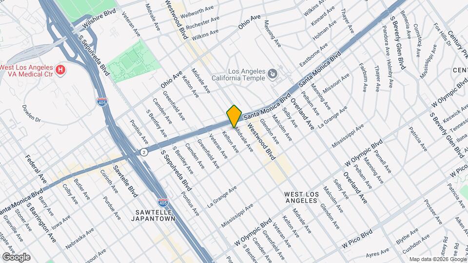 1825 Midvale Ave Map and Location Details