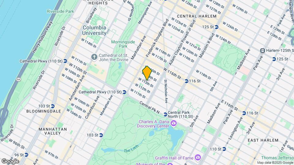241 W 113th St Map and Location Details