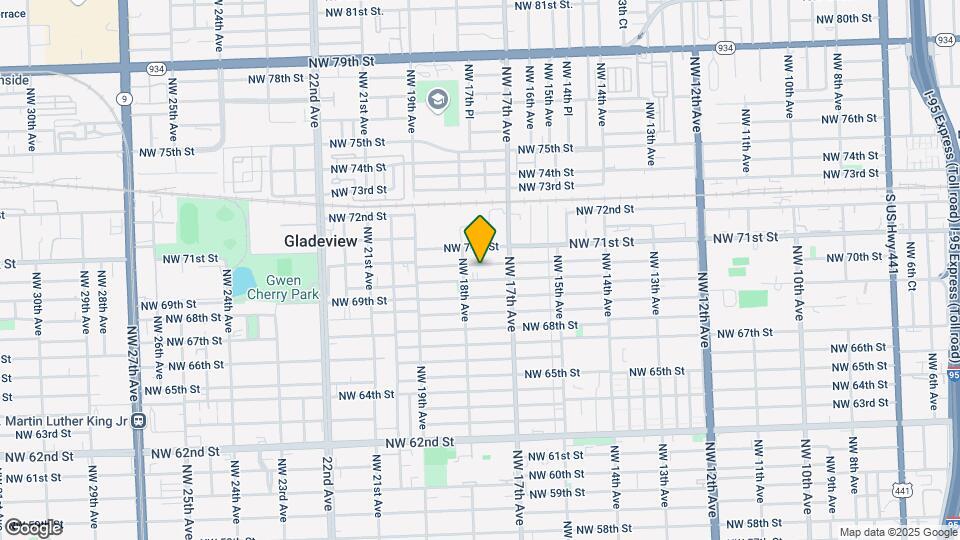 1762 NW 70th St Map and Location Details