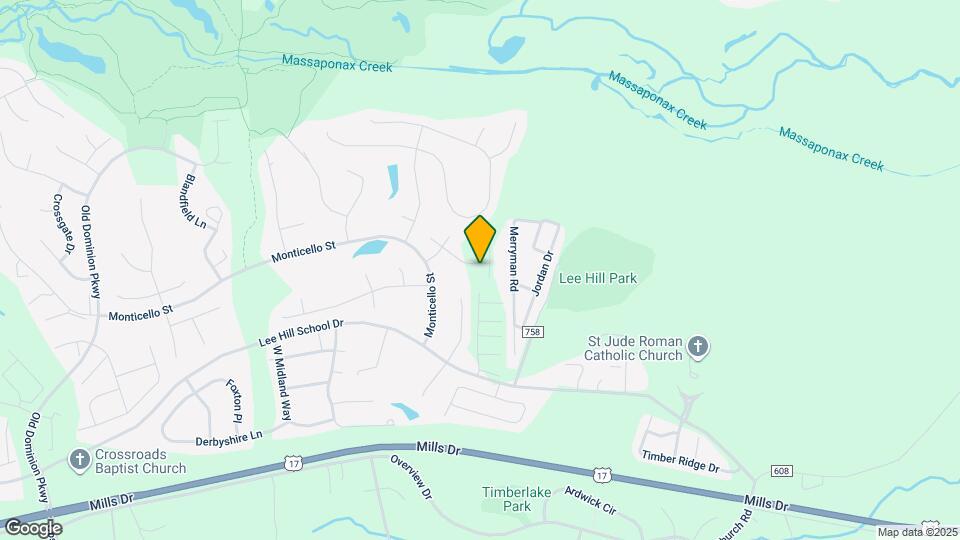 3706 Fountain Bridge Ct Map and Location Details