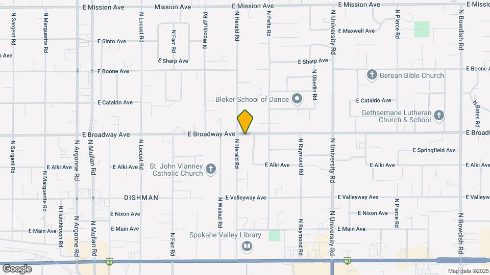 10112 E Broadway Ave Map and Location Details