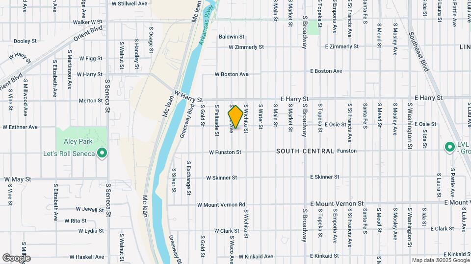 1714 S Waco Ave Map and Location Details