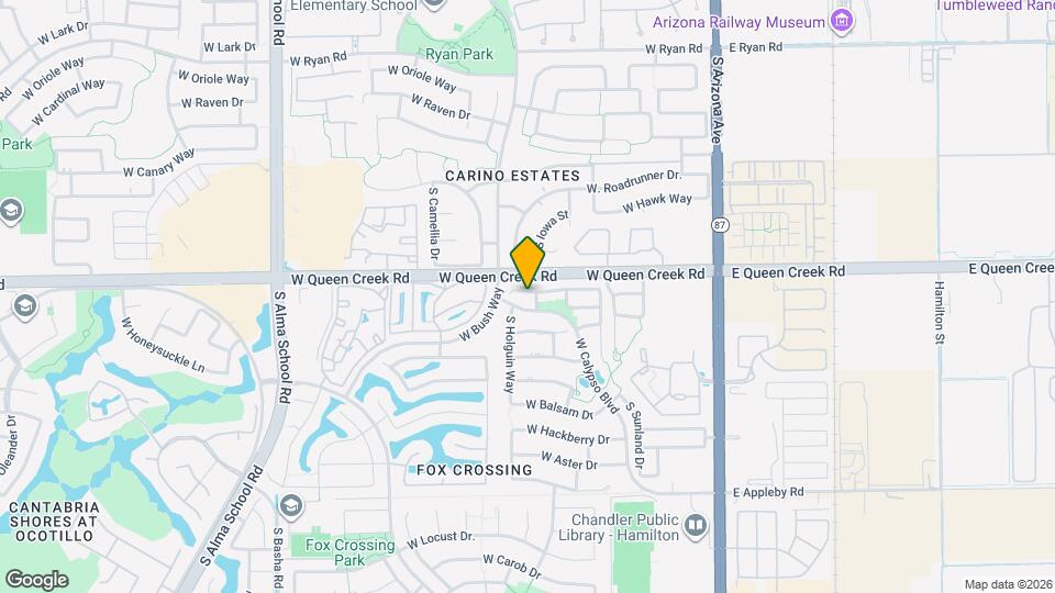 421 W Wisteria Pl Map and Location Details