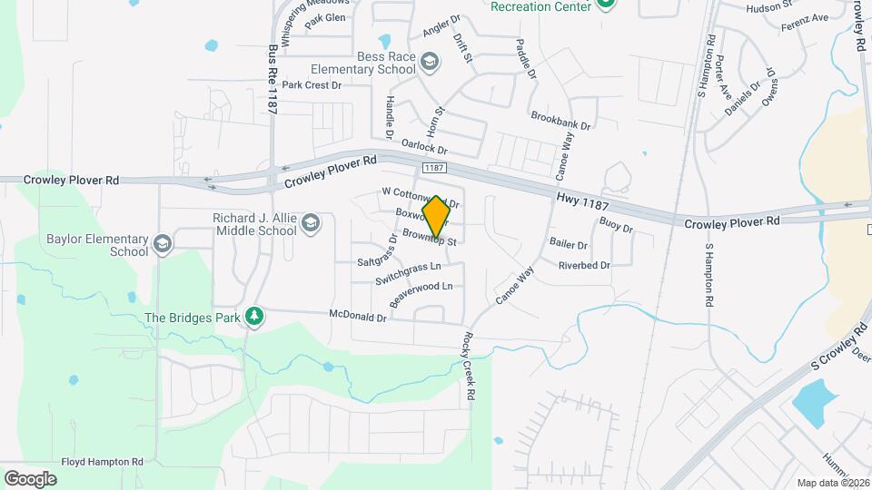 1125 Browntop St Mapa y Detalles de la Ubicación