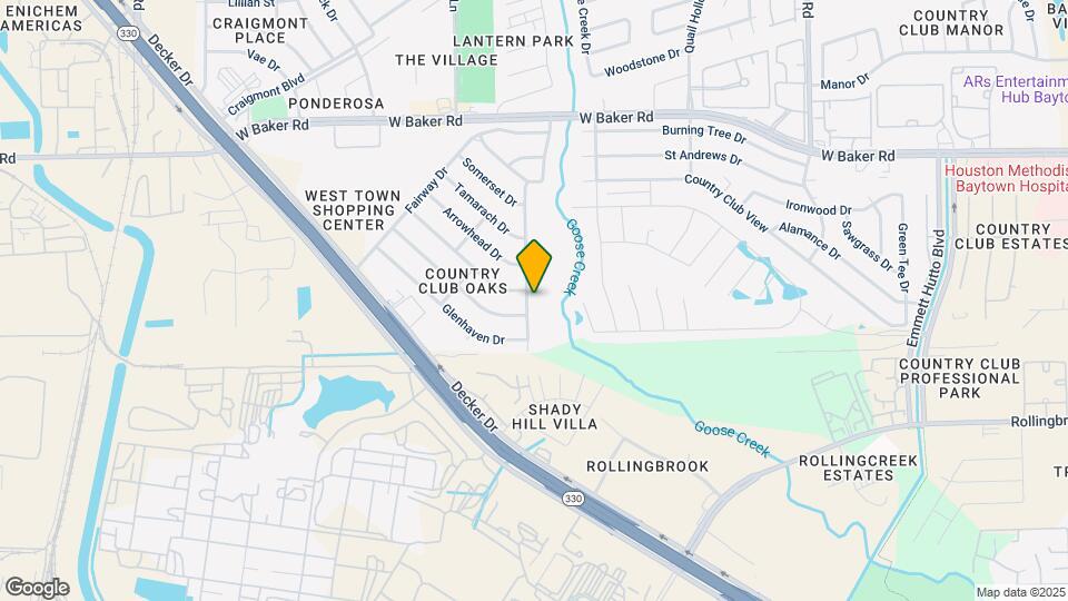 4912 Goose Creek Dr Map and Location Details