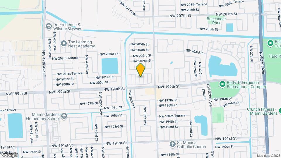 19900 NW 37th Ave Map and Location Details