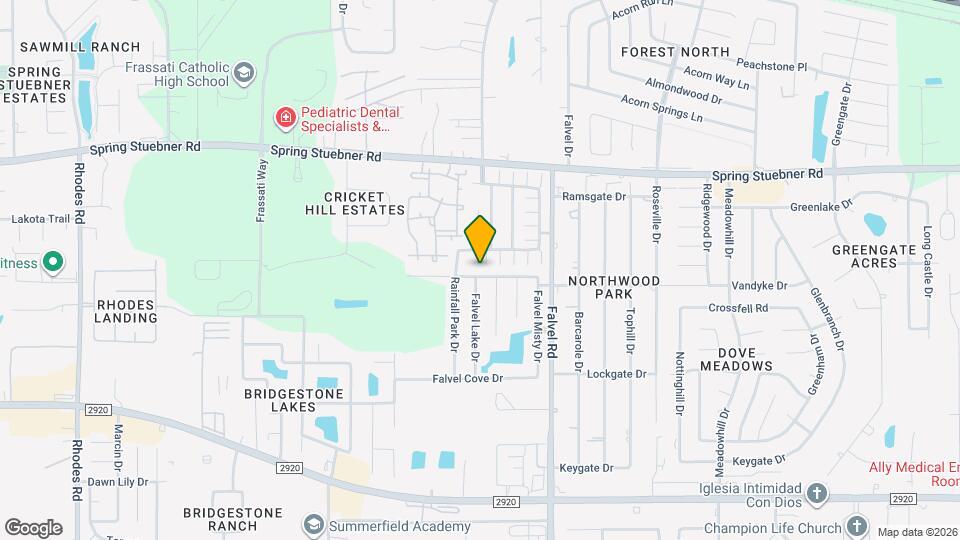 4034 Falvel Shadow Creek Dr Map and Location Details