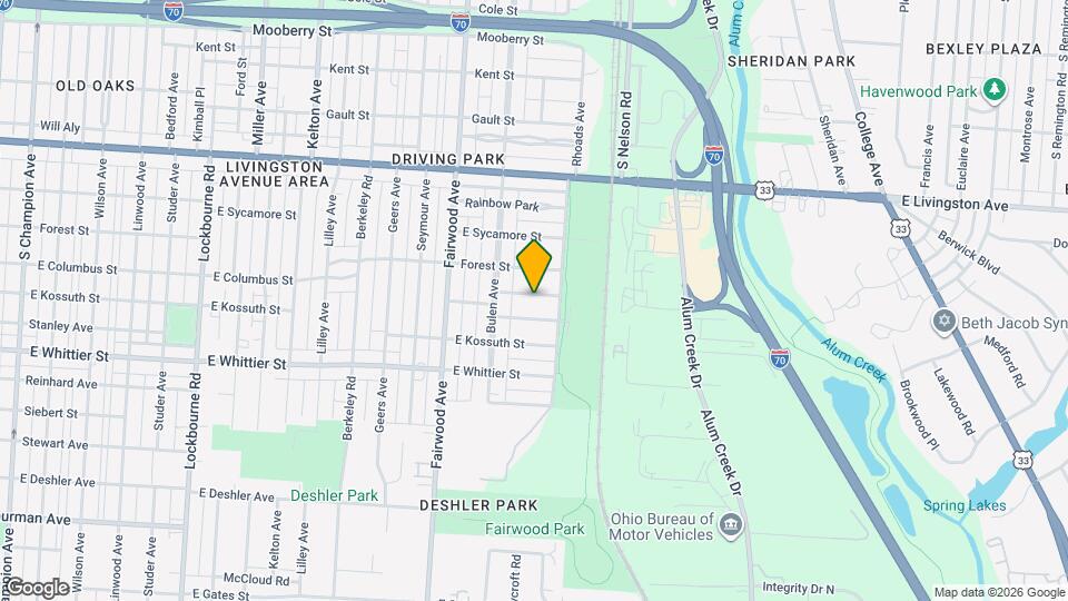 1725 E Frankfort St, Unit 1725 Map and Location Details