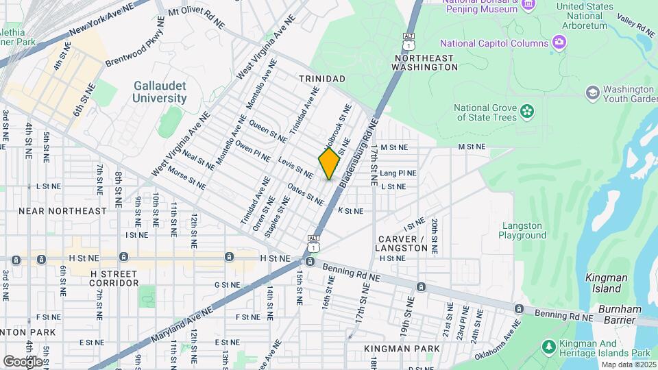 1027 16th St NE Map and Location Details