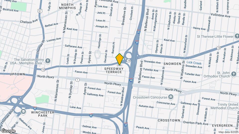 628 Breedlove St Map and Location Details