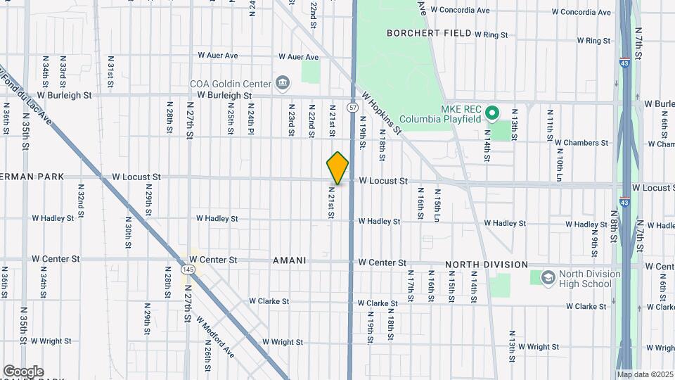2862 N 21st St Map and Location Details
