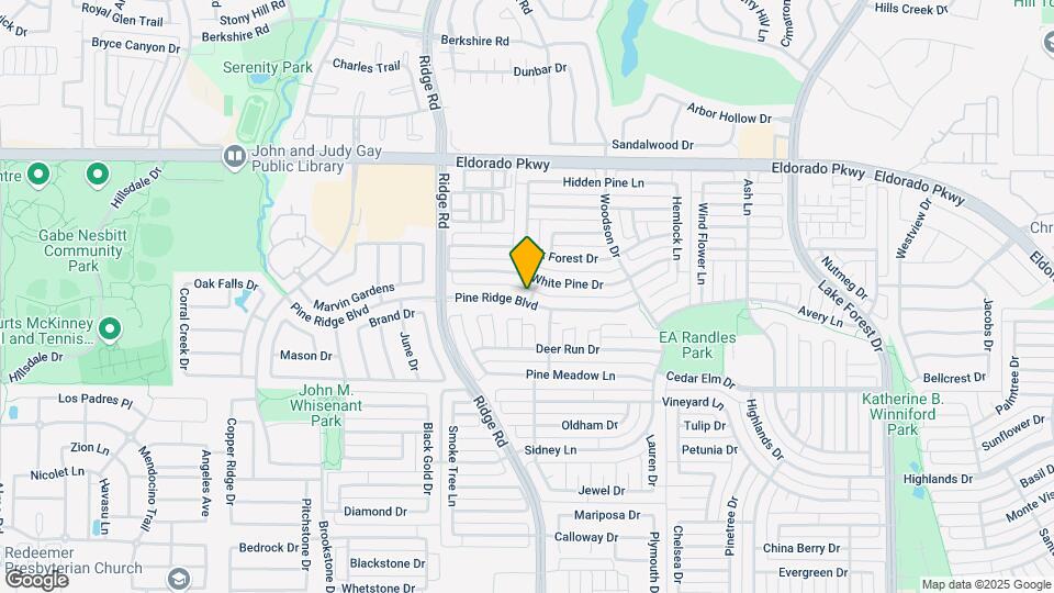 6100 Pine Ridge Blvd Map and Location Details