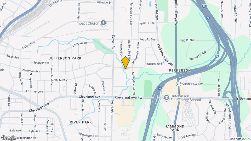 826 Jefferson Ave SW Map and Location Details