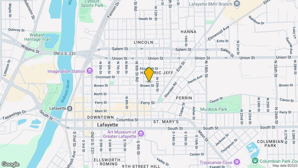 1018-1024 Brown St Map and Location Details