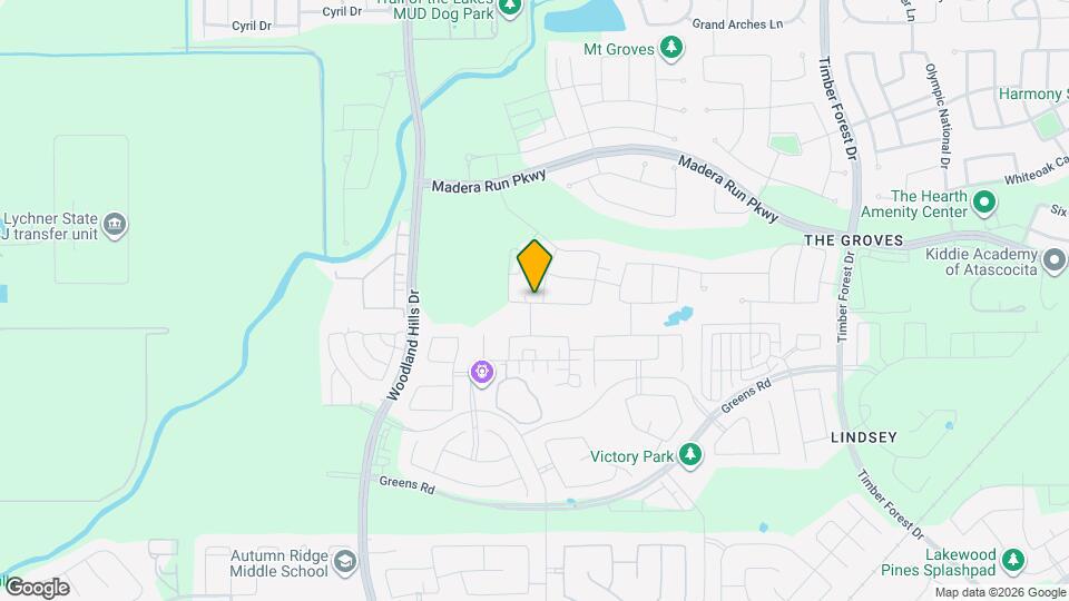 16303 Tawny Emperor Dr Map and Location Details