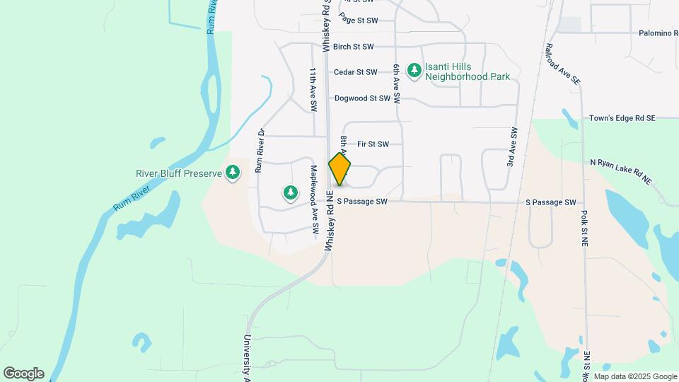 1109 8th Ave SW Map and Location Details