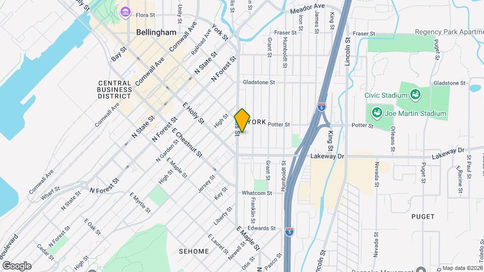 1330 Ellis St Map and Location Details