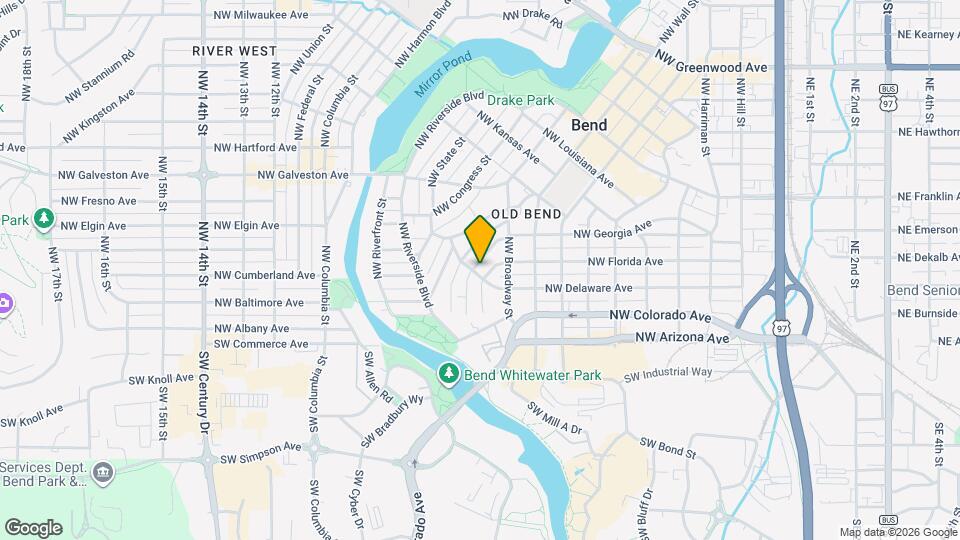 202 NW Jefferson Pl, Unit A Map and Location Details