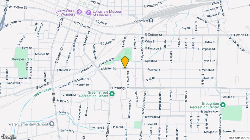 206 E Melton St Map and Location Details