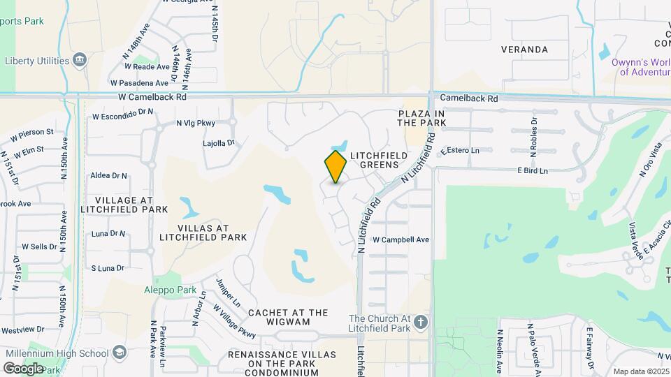 4620 N Clear Creek Dr Map and Location Details