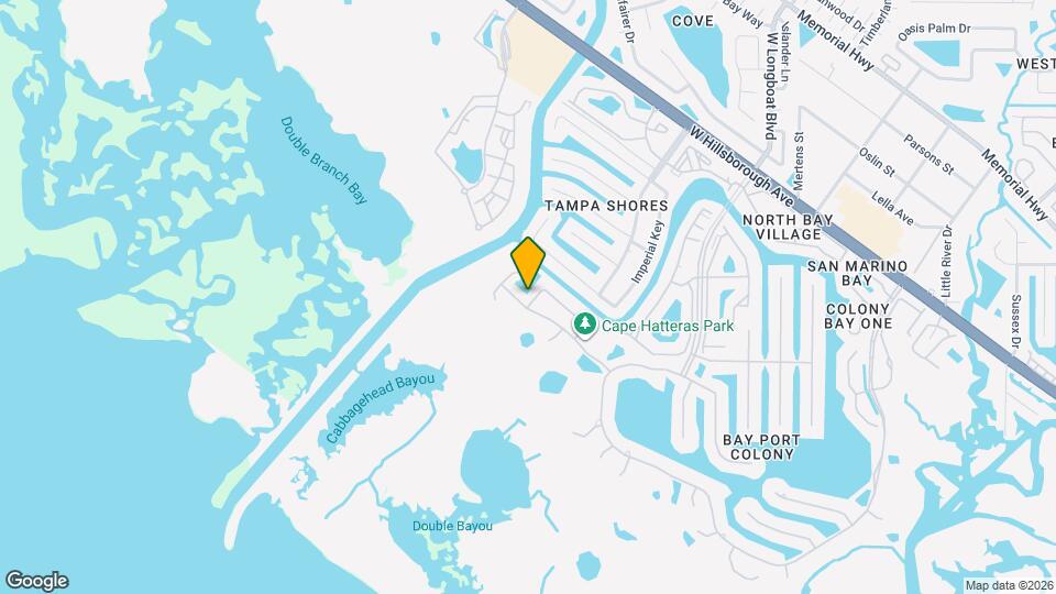 10639 Hatteras Dr Map and Location Details