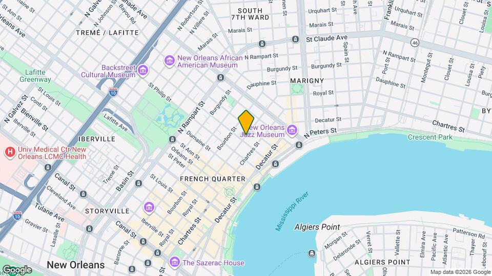 1112 Royal St, Unit A Mapa y Detalles de la Ubicación