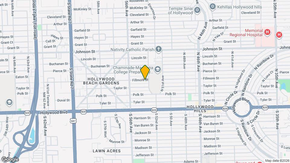 5320 Fillmore St Map and Location Details