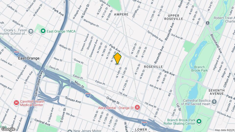 126 N 15th St Map and Location Details