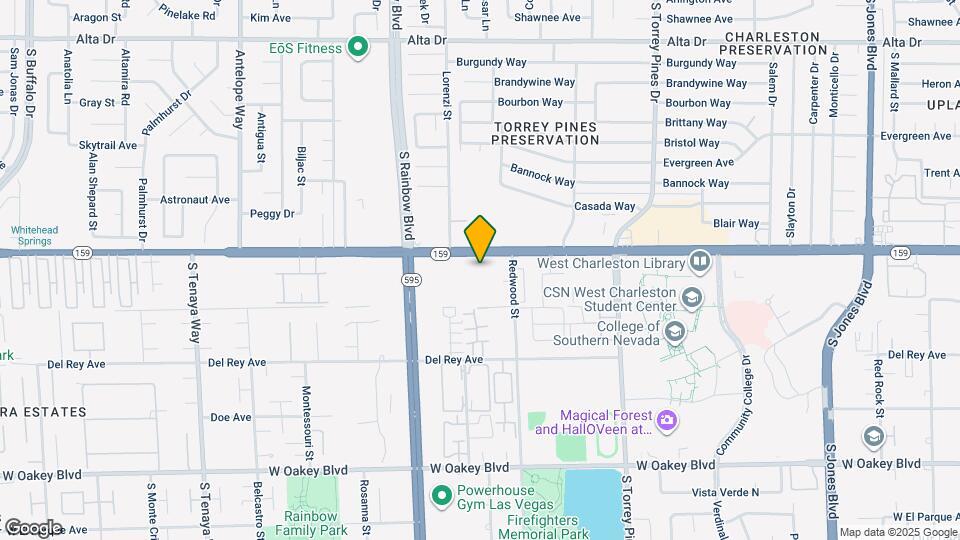 6711 W Charleston Blvd Map and Location Details