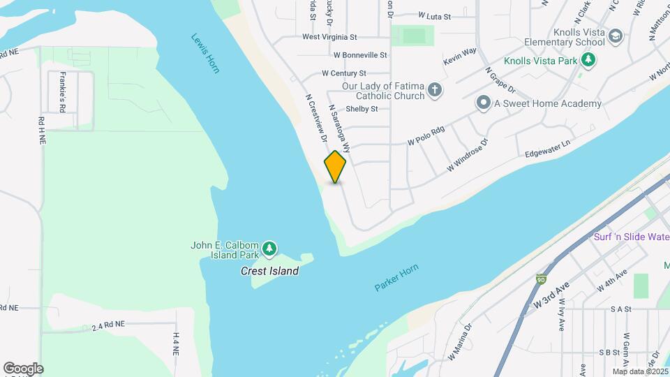 310 N Crestview Dr Map and Location Details