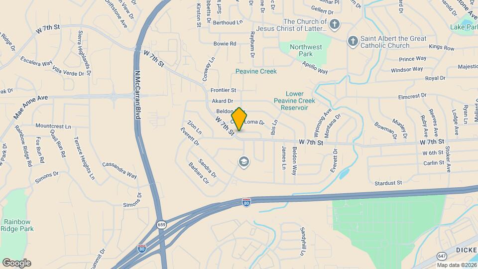 3370 Downey Ave Mapa y Detalles de la Ubicación